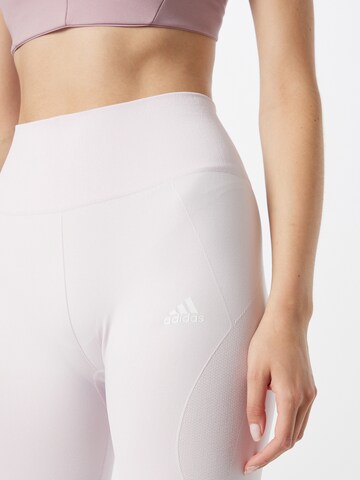 Skinny Pantaloni sport de la ADIDAS SPORTSWEAR pe roz