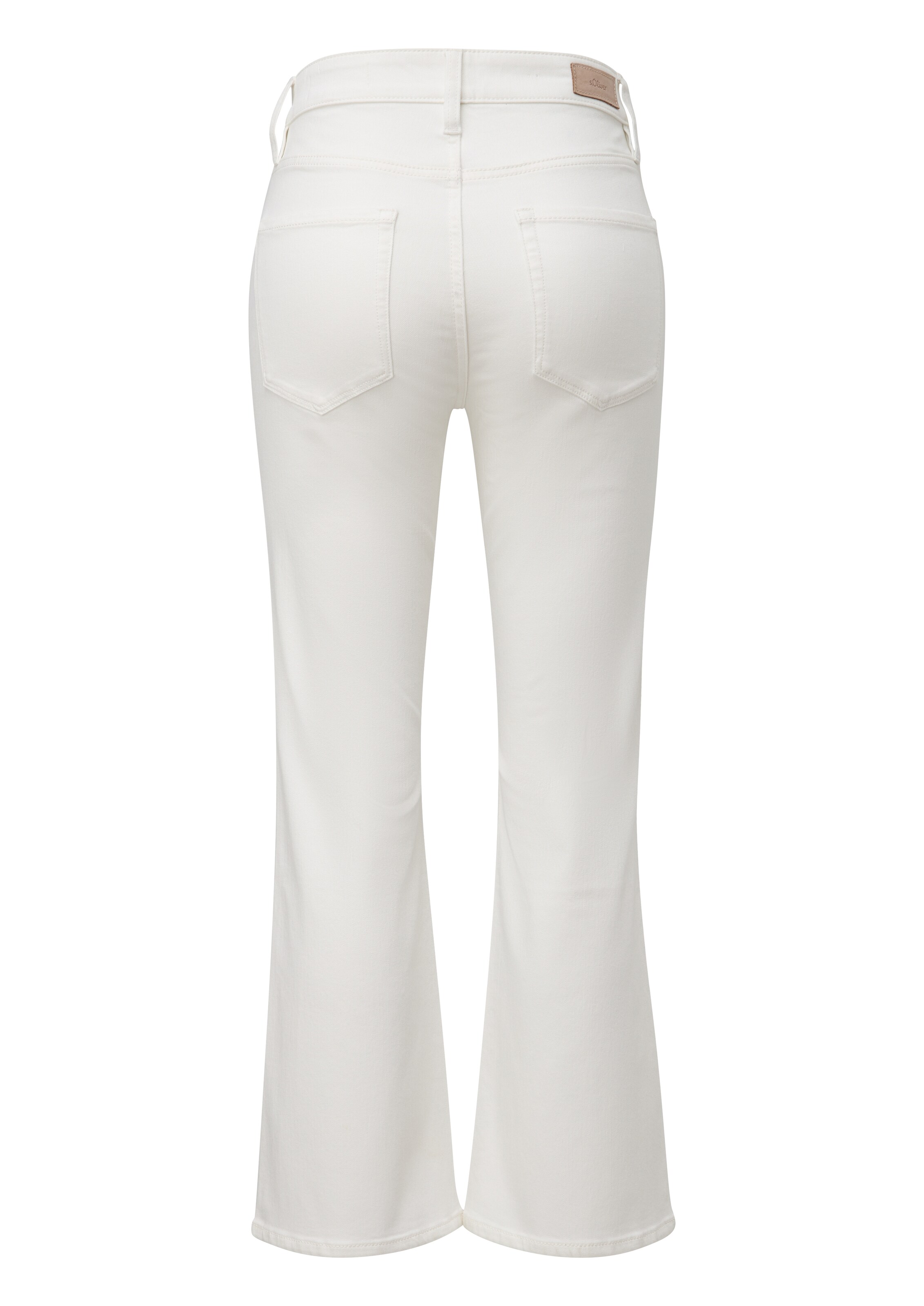 s.Oliver Flared Jeans in White