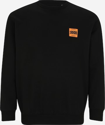 Sweat-shirt 'JJBRANDY' Jack & Jones Plus en noir : devant