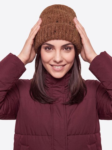 Vivisence Beanie '70126' in Brown