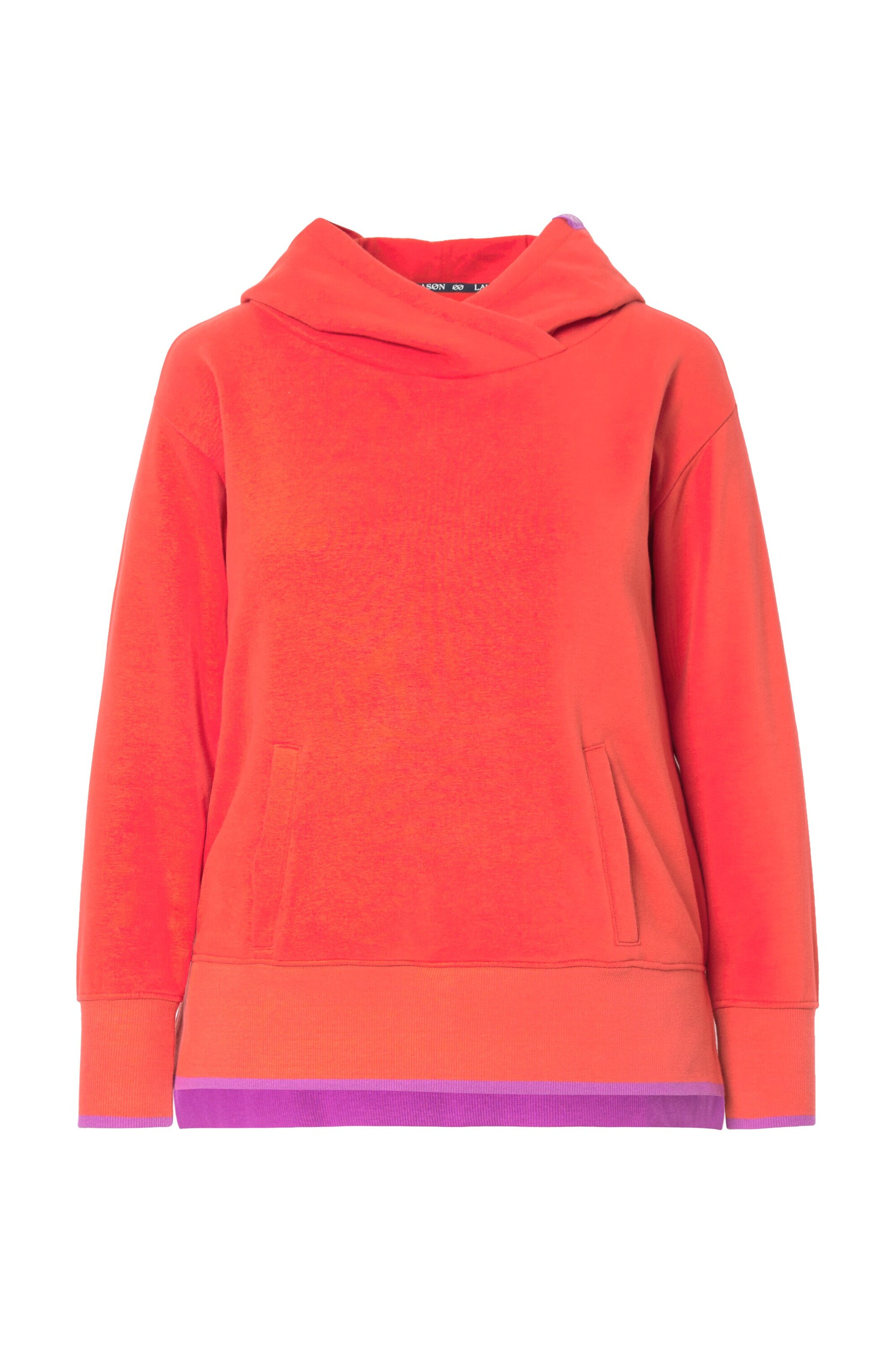 LAURASØN Sweatshirt in Oranje: voorkant