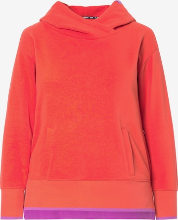 LAURASØN Sweatshirt in Oranje: voorkant