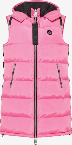 Carlo Colucci Vest 'D'Auria' in Pink: front