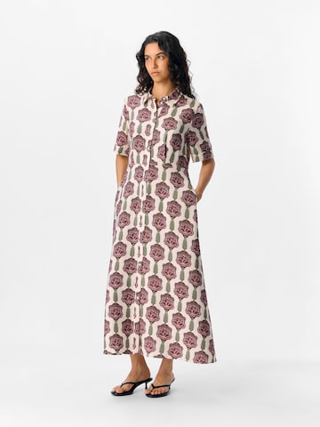 OBJECT Kleid 'OBJemmi' in Weiß: Vorderseite