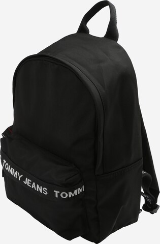 Zaino 'Essentials' di Tommy Jeans in nero: frontale