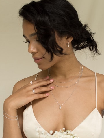 Hey Happiness Ohrringe 'Classic Pearl' in Silber
