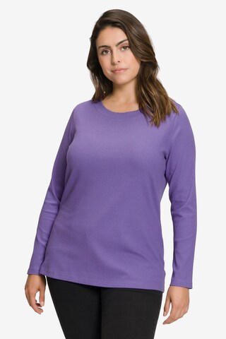 T-shirt Ulla Popken en violet : devant