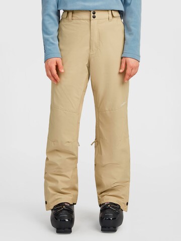 O'NEILL Slimfit Outdoor hlače | bež barva: sprednja stran
