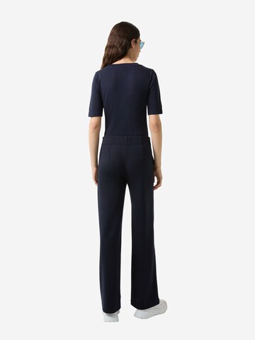 BOGNER Wide Leg Hose in Blau