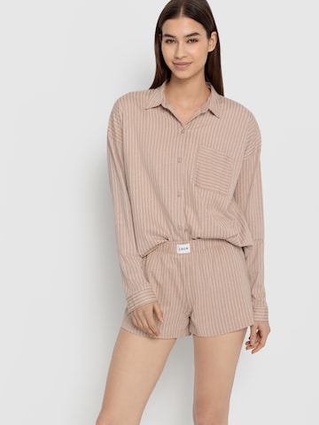 LSCN by LASCANA - Pijama en beige: frente