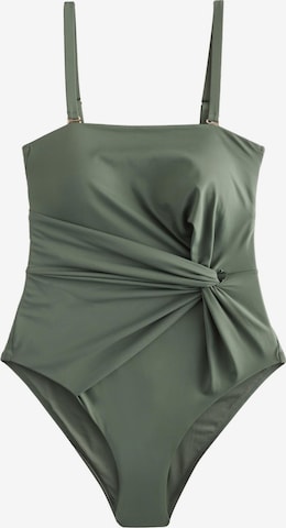 NextBandeau Jednodijelni kupaći kostim - zelena boja: prednji dio