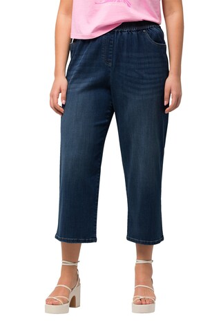 Ulla Popken Regular Jeans in Blauw: voorkant