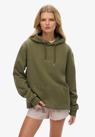 Superdry Sweatshirt in Green: front