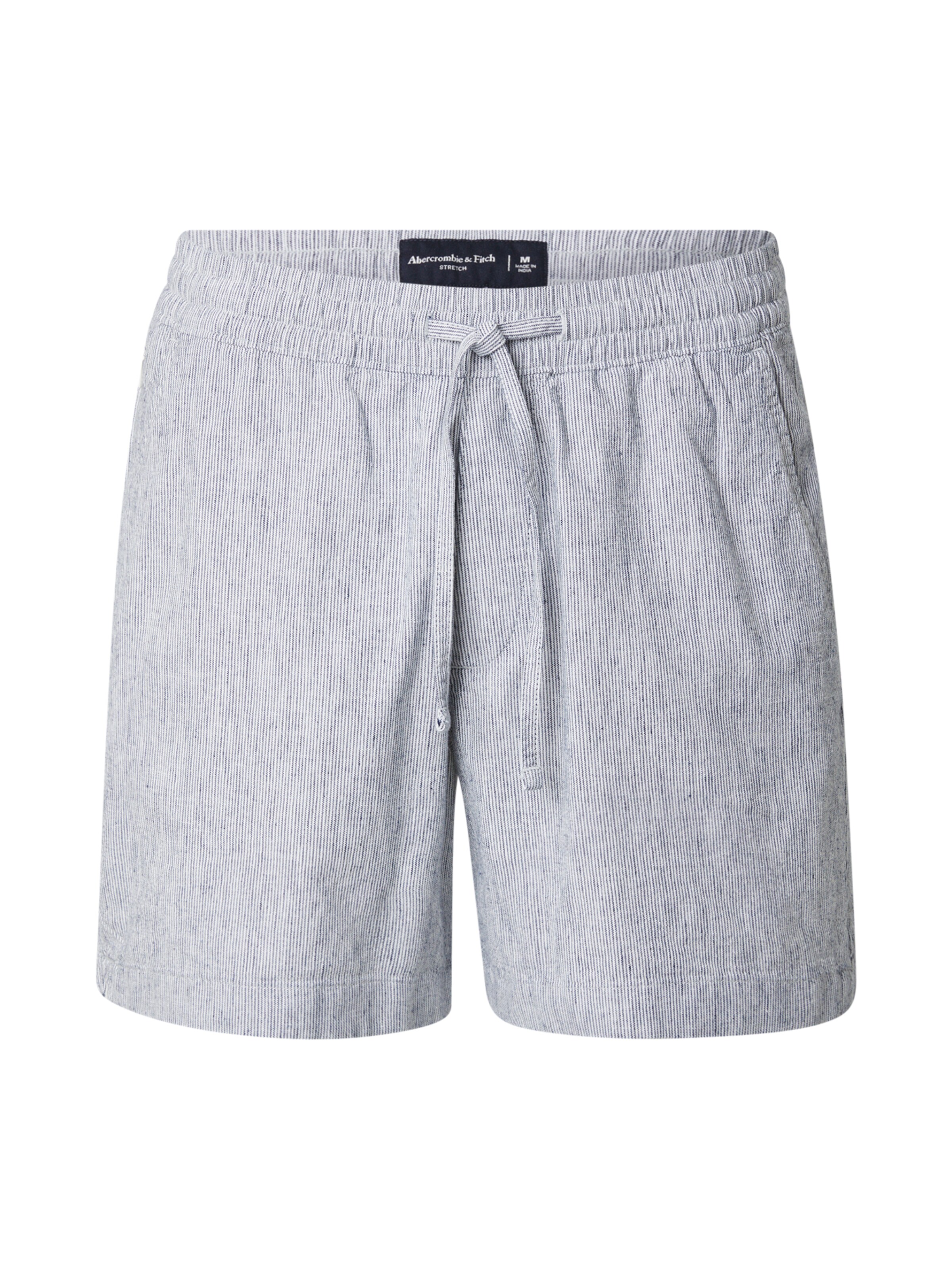 Abercrombie & Fitch Regular Broek in Blauw: voorkant