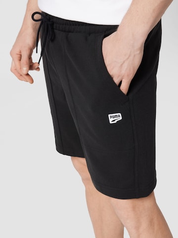 PUMA Regular Sportshorts 'Downtown' in Schwarz