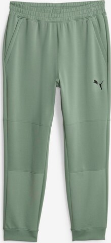 PUMA - Pantalón deportivo en verde: frente