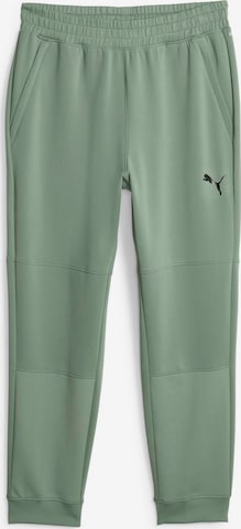 PUMA - Pantalón deportivo en verde: frente