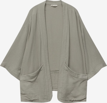 Pull&Bear Kimono w kolorze zielony: przód