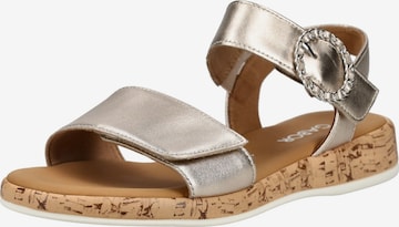 Sandales à lanières GABOR en bronze : devant