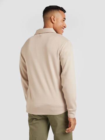 SELECTED HOMME - Sudadera con cremallera 'SLHManuel' en beige