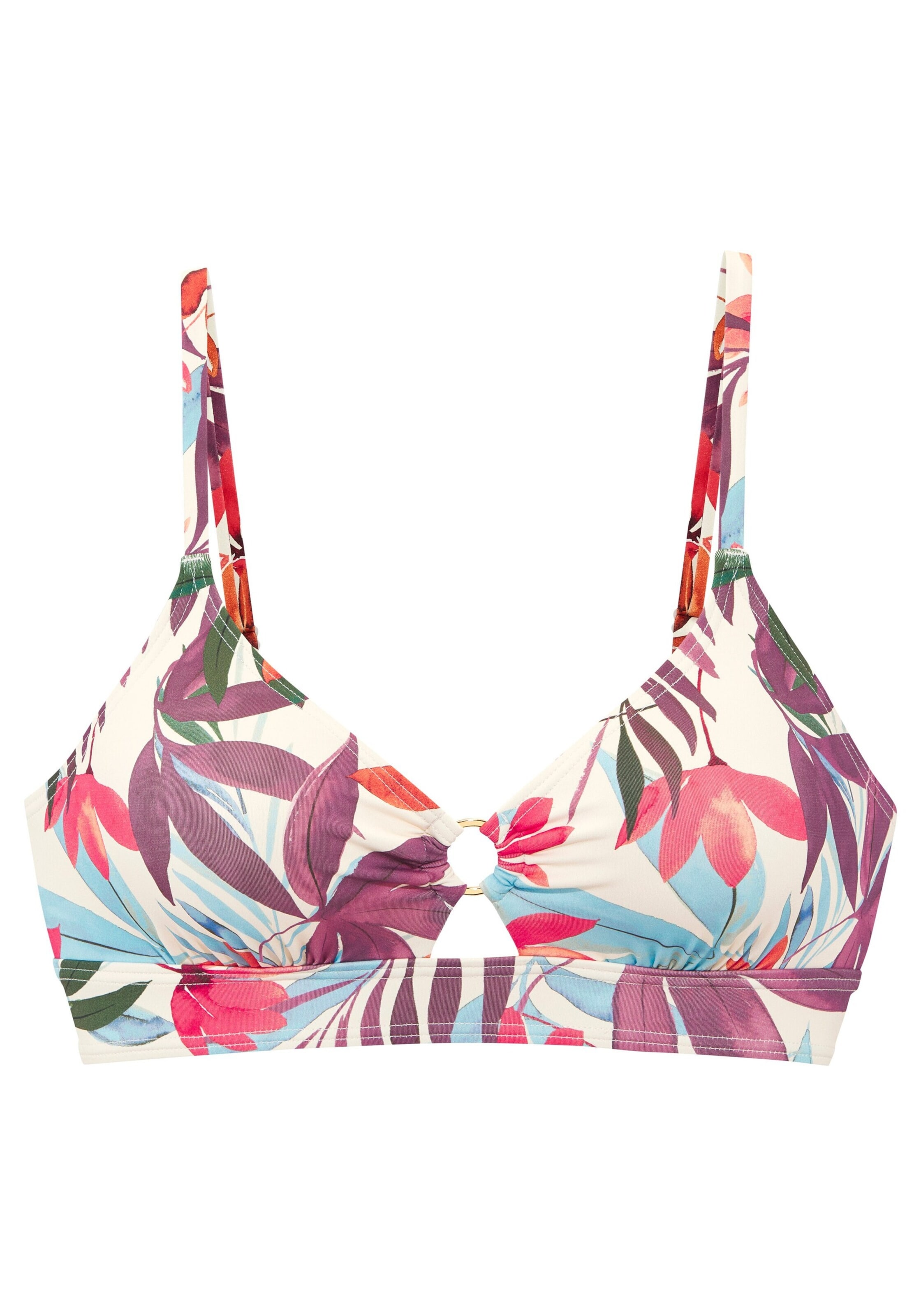 LASCANA Bustier Bikinitop in Beige: Vorderseite