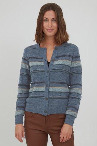 Fransa Knit Cardigan 'Deemma 2' in Blue: front