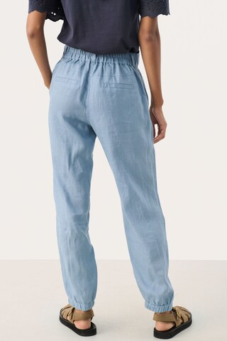 Effilé Pantalon 'Shenas' Part Two en bleu