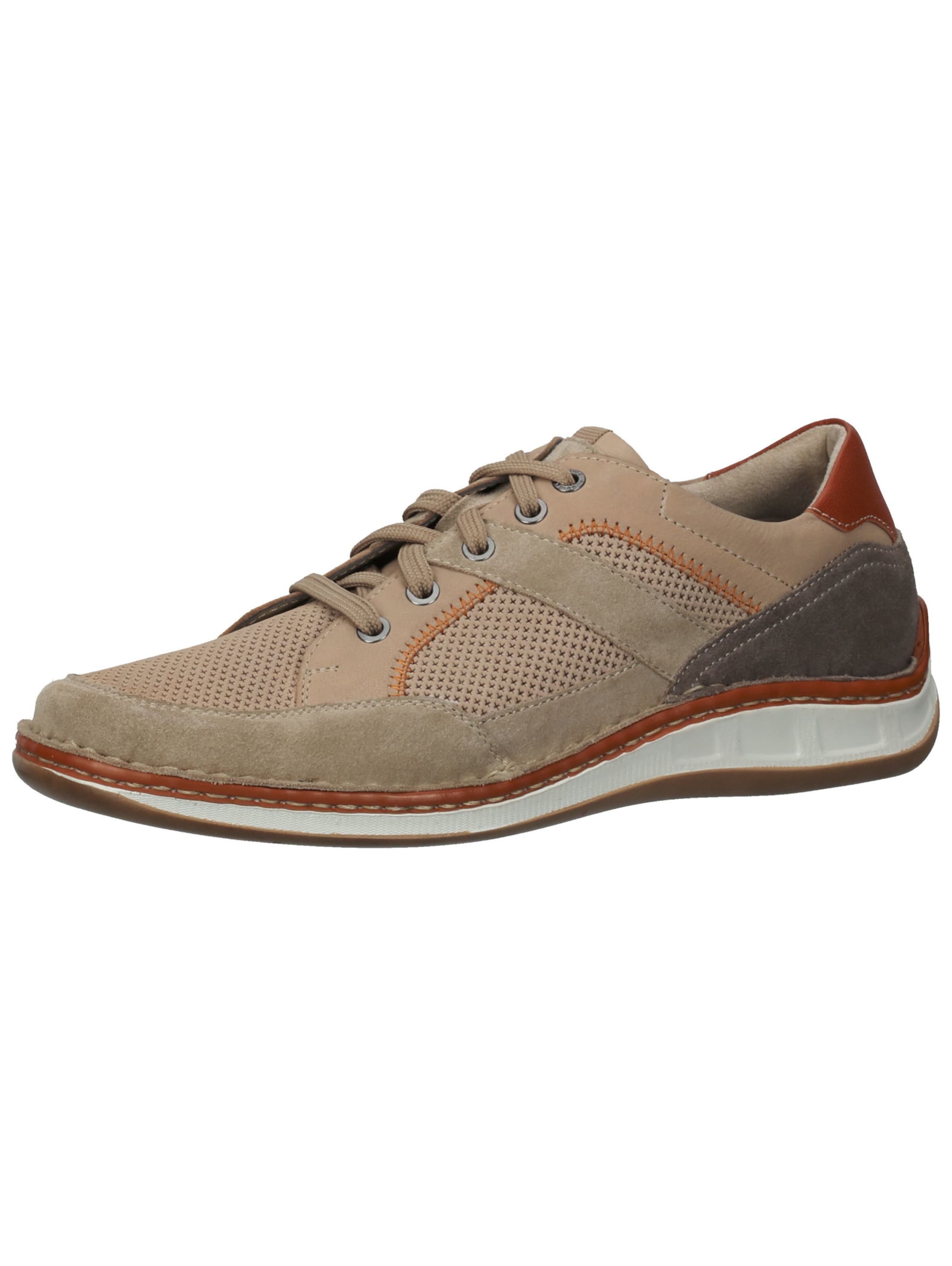 Bama Sportieve veterschoen in Beige: voorkant