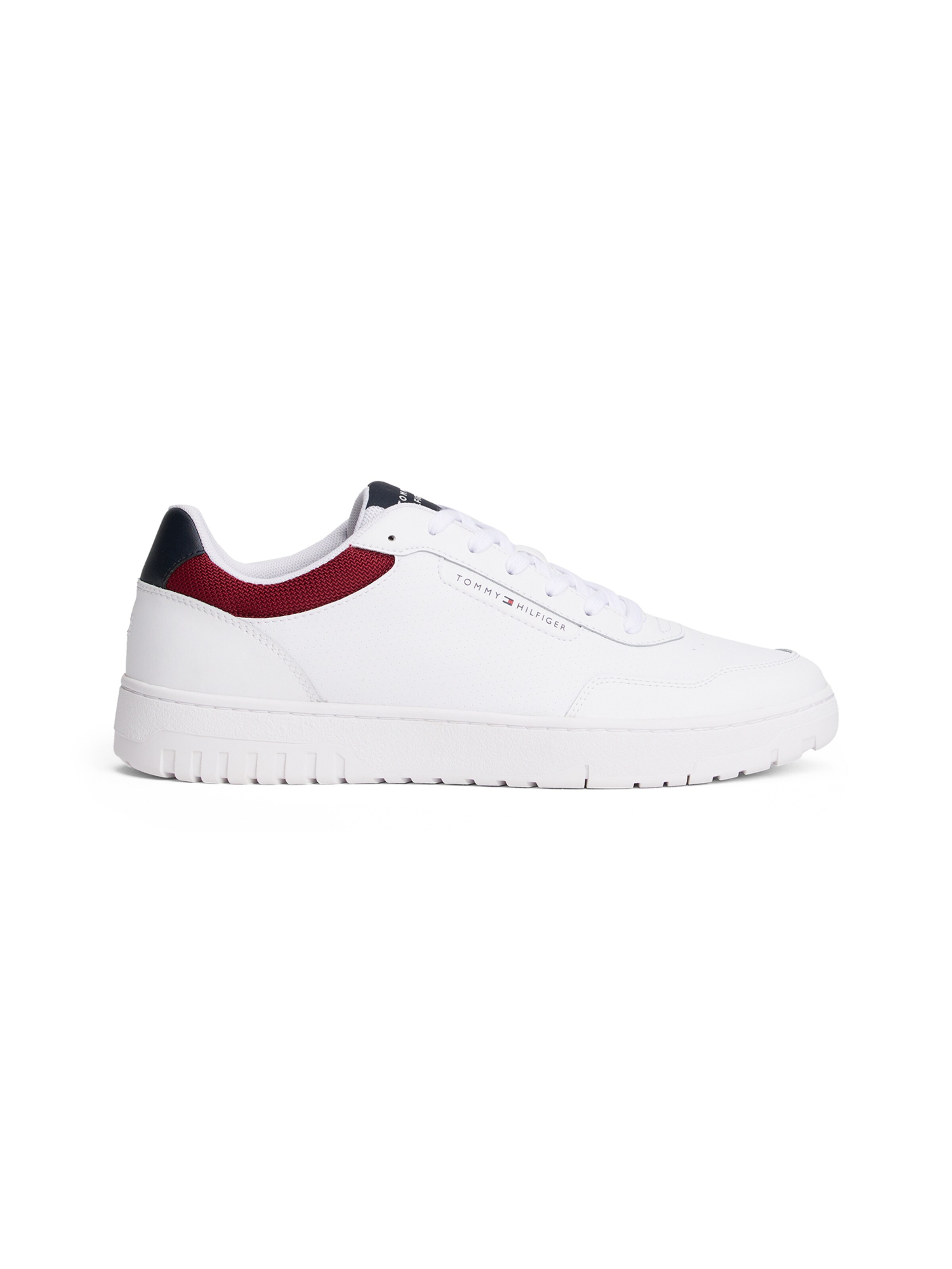 Baskets basses 'Basket Core' TOMMY HILFIGER en blanc