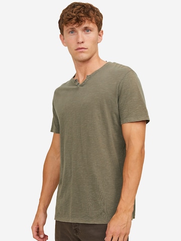JACK & JONES Shirt 'Split' in Green