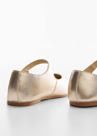 Ballerines 'Hanna' MANGO KIDS en or