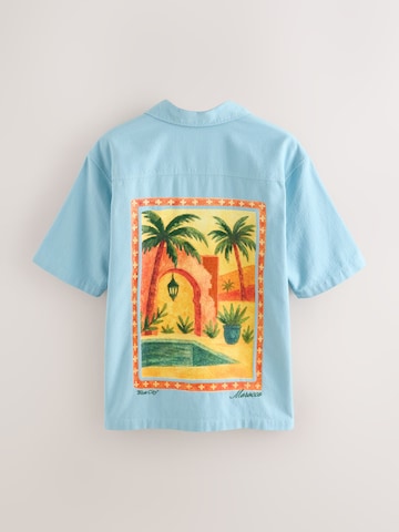 Next Средняя посадка Рубашка в Синий