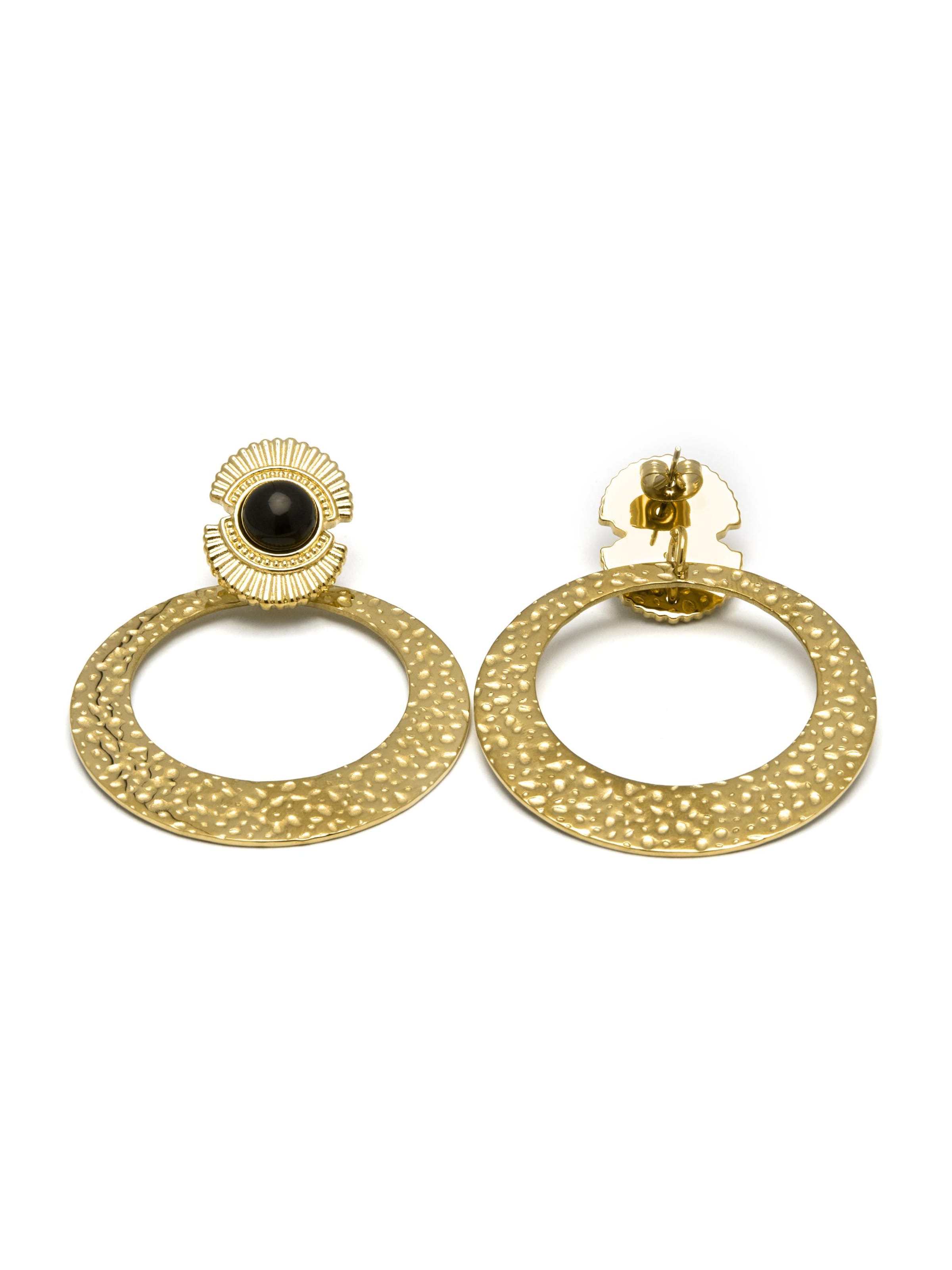 Luxenter Oorbellen 'Noraf' in Zwart