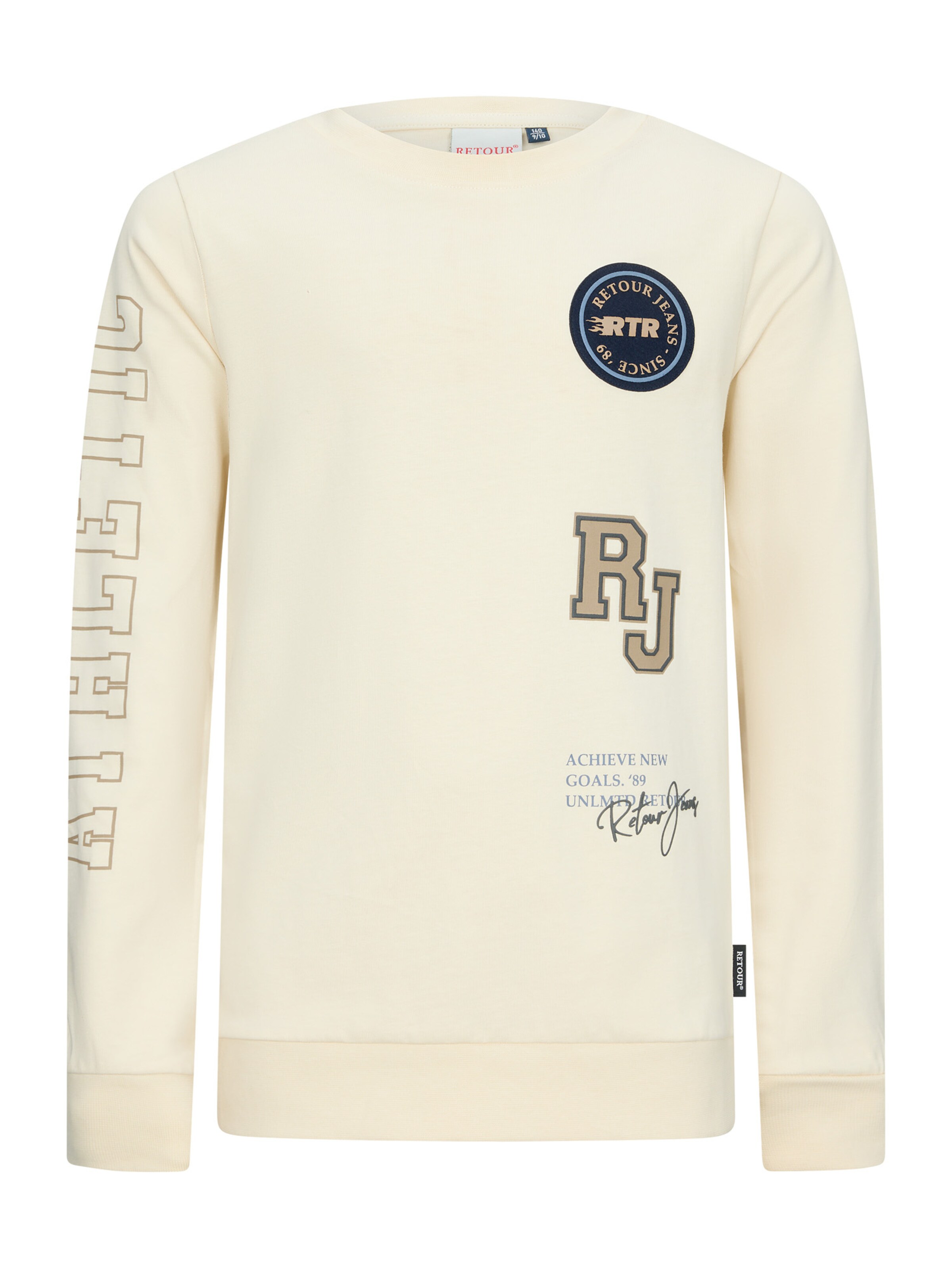 Retour Jeans Μπλουζάκι 'Kenji' σε μπεζ: μπροστά