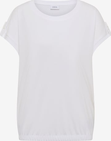 CECIL T-Shirt in Weiß: Vorderseite