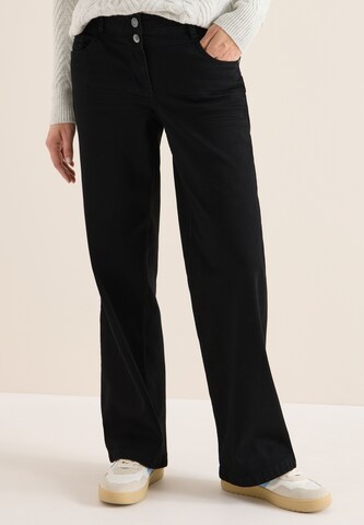 CECIL Wide Leg Jeans in Schwarz