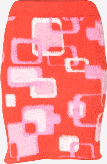 Fustă Vintage Supply pe roz deschis / roșu / alb, Vizualizare produs