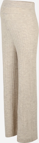 Vero Moda Maternity Loosefit Broek 'LULU LEFILE' in Beige: voorkant