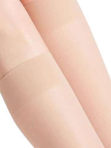 FALKE Overknee Strümpfe 'Matt Deluxe'‌‌‌‌‌‌‌‌‌‌ in Beige