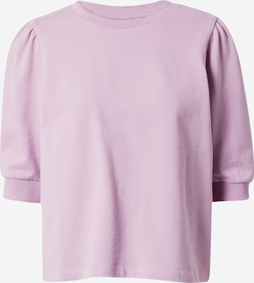 Sweat-shirt 'YARLET' ICHI en violet : devant