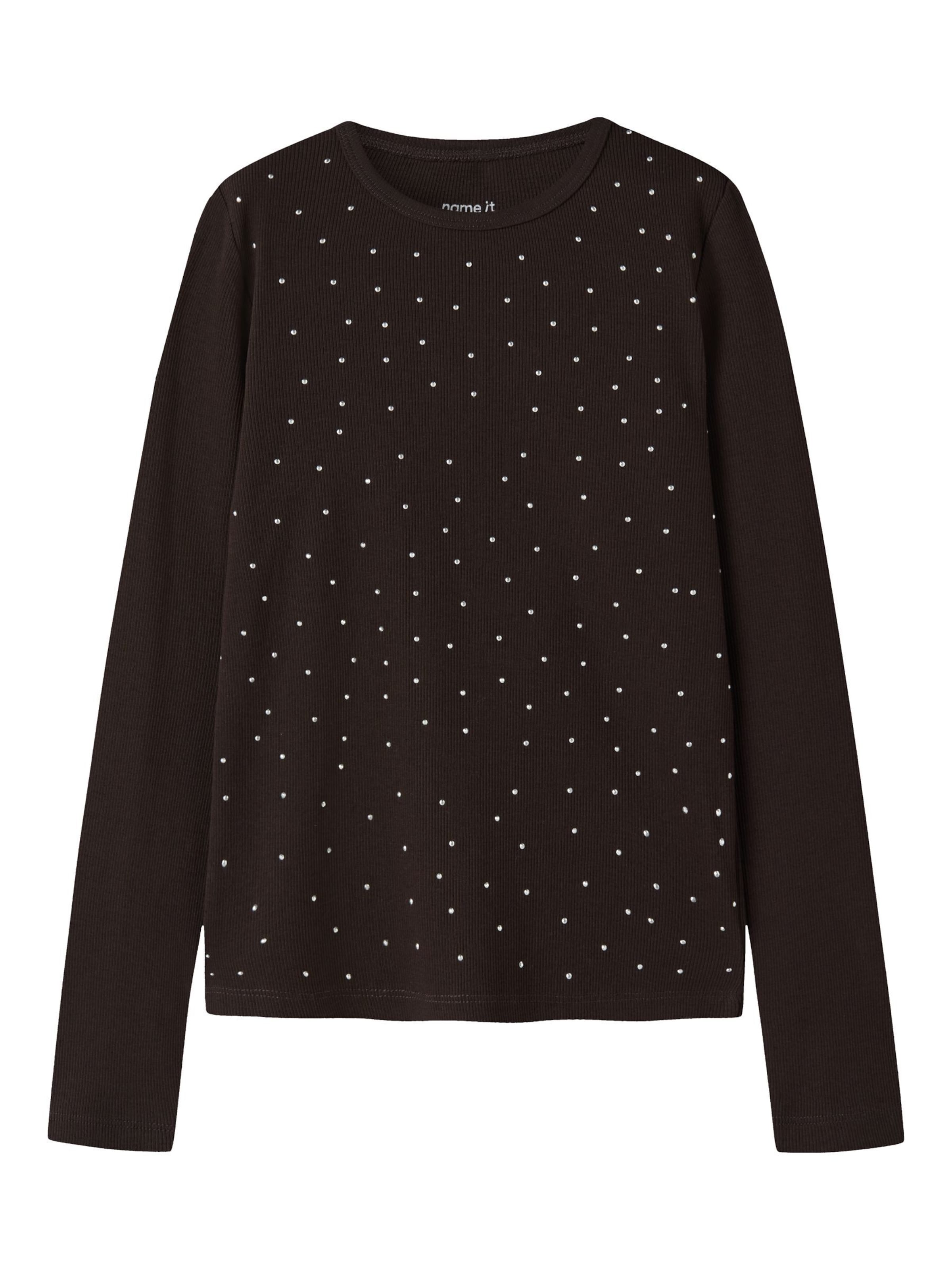 T-Shirt NAME IT en marron : devant