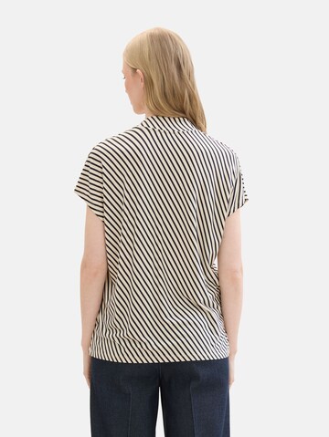 TOM TAILOR Bluse in Beige