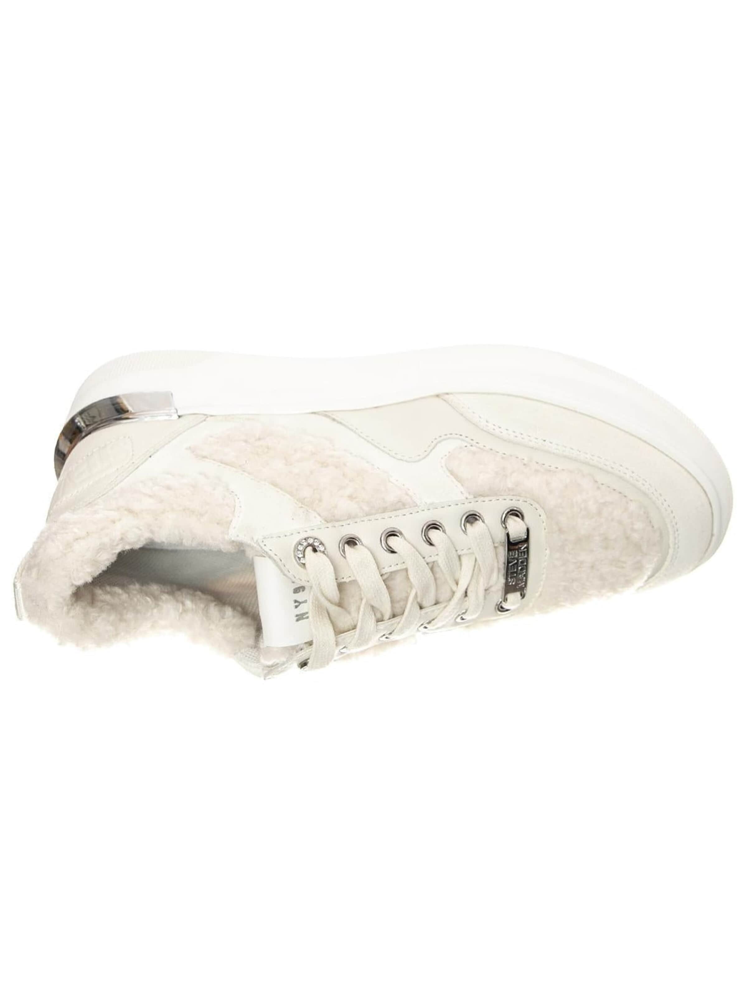 Sneaker bassa 'Womens Grandiose Bone / Multi Lace-Up Low-Profile Shoes' di STEVE MADDEN in bianco