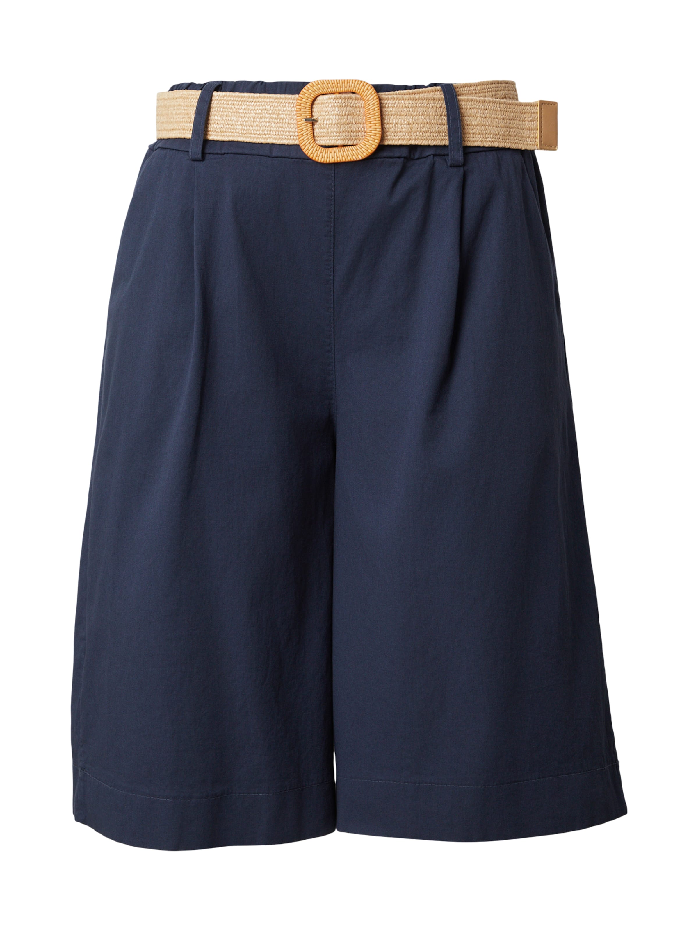 ZABAIONE - Pierna ancha Pantalón plisado 'Ja44ana' en azul: frente