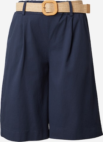 ZABAIONE Pleat-front trousers 'Ja44ana' in Blue: front