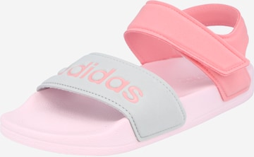 Sandalo 'Adilette' di ADIDAS SPORTSWEAR in rosa: frontale