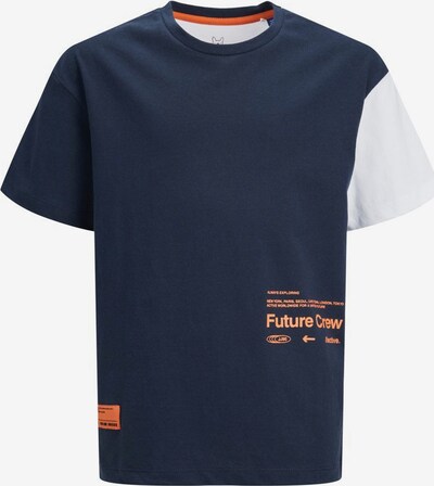 Jack & Jones Junior Shirt in de kleur Navy / Oranje / Wit, Productweergave
