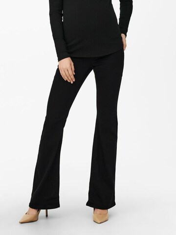 Only Maternity Jeans in Black: front