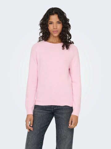 ONLY Pullover 'ONLRICA' in Pink: Vorderseite