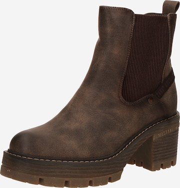 MUSTANG Chelsea boots in Grey: front